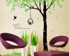 Cách sử dụng giấy dán decal trang trí tường hiệu quả